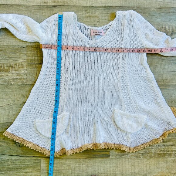 Elisabeth Delaunay Mesh Sweater Tunic (size M) - Picture 11 of 12